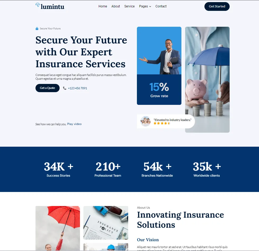 insurance website