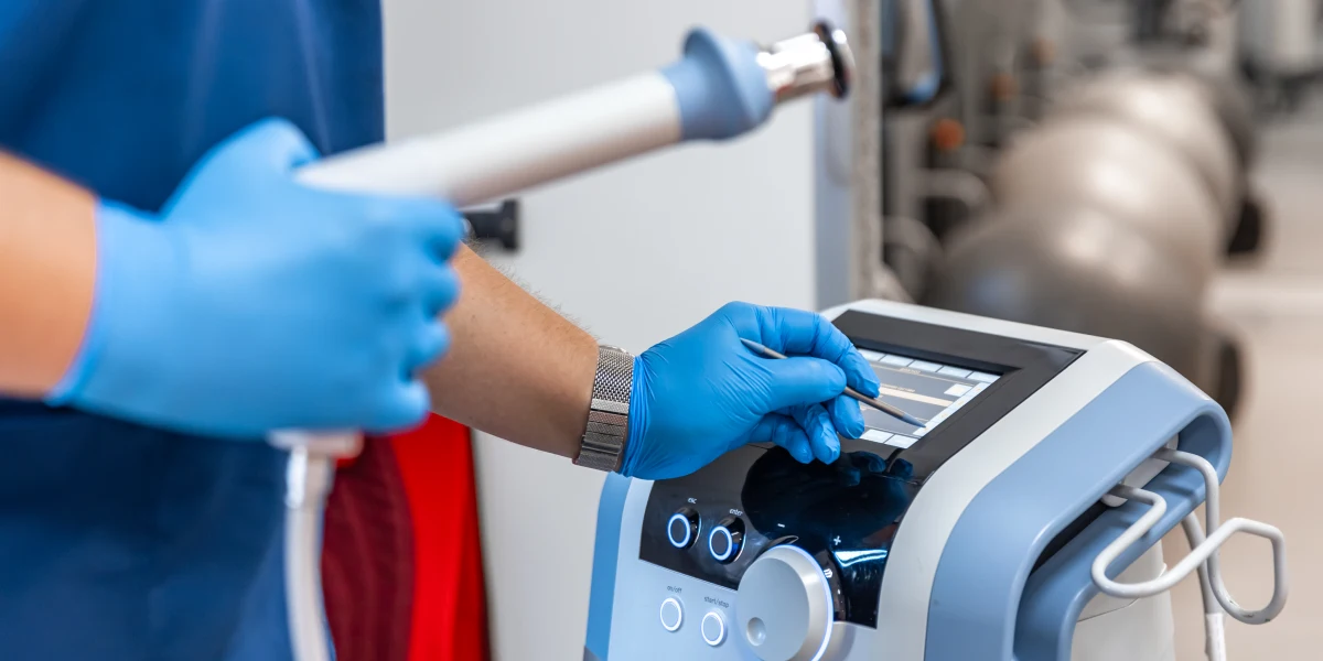Shockwave therapy improves blood circulation and speeds healing